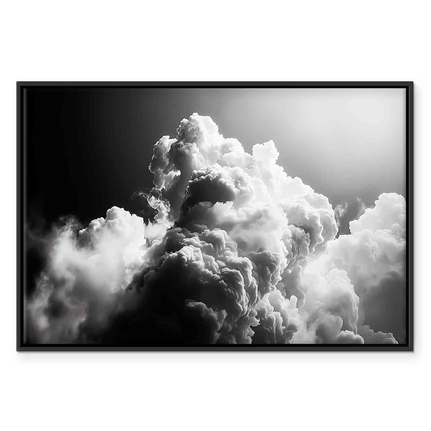 Sunlit Dream Clouds Sky Canvas Print