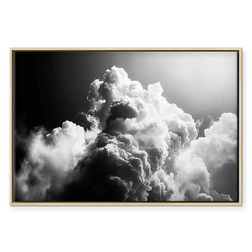 Sunlit Dream Clouds Sky Canvas Print