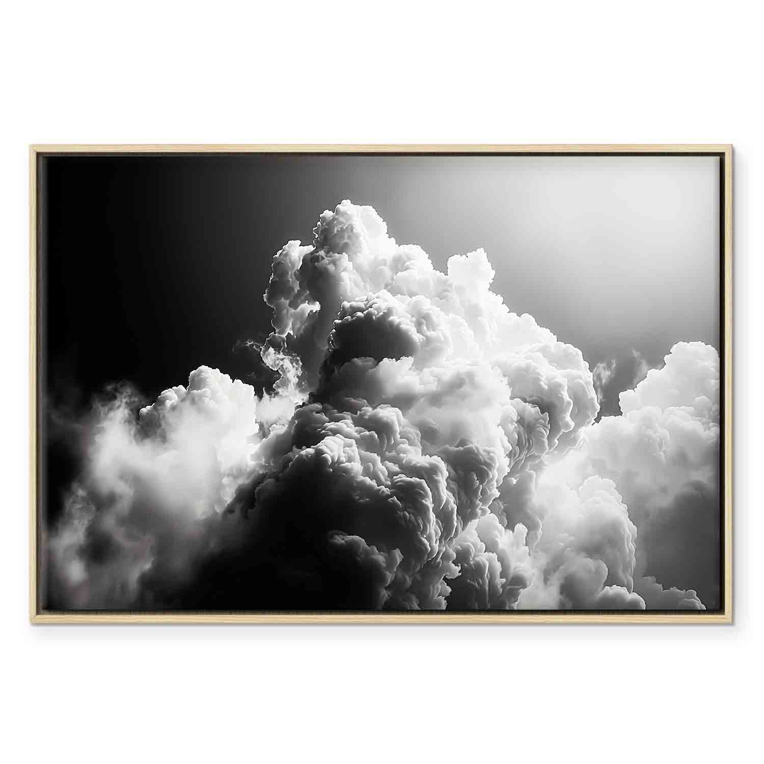 Sunlit Dream Clouds Sky Canvas Print