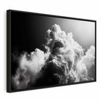 Canvas Print: Clouds Like from Dreams, Sunlit Morning