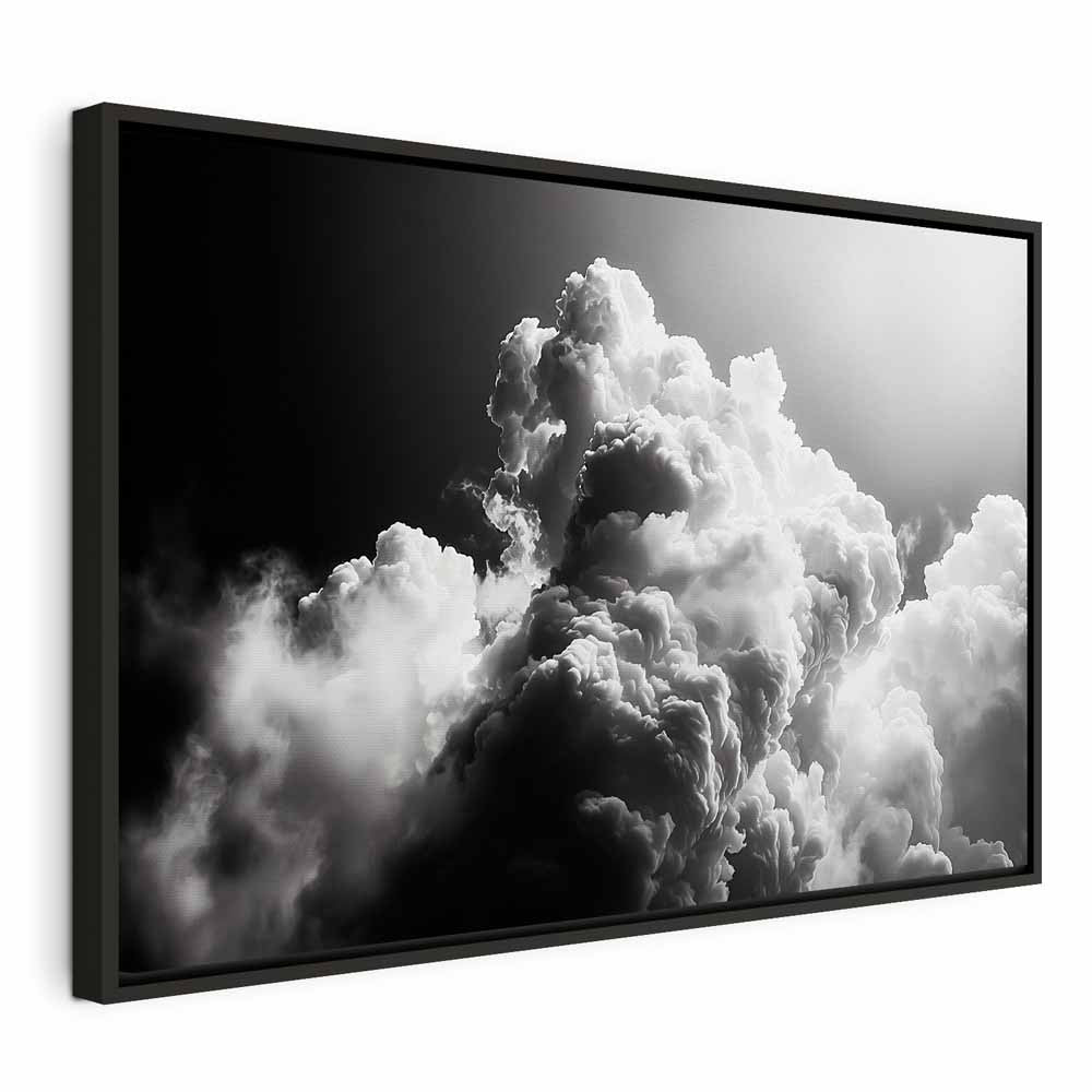 Canvas Print: Clouds Like from Dreams, Sunlit Morning