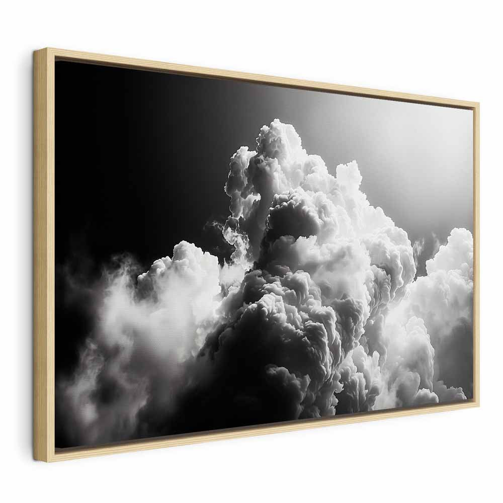 Canvas Print: Clouds Like from Dreams, Sunlit Morning