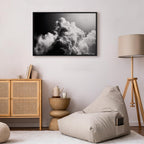 Canvas Print: Clouds Like from Dreams, Sunlit Morning