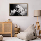 Canvas Print: Clouds Like from Dreams, Sunlit Morning