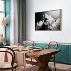 Canvas Print: Clouds Like from Dreams, Sunlit Morning