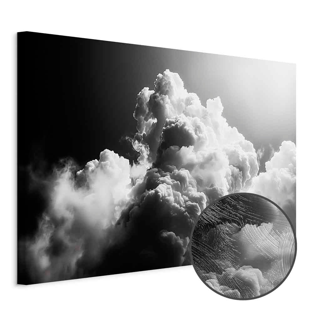 Sunlit Dream Clouds Sky Canvas Print