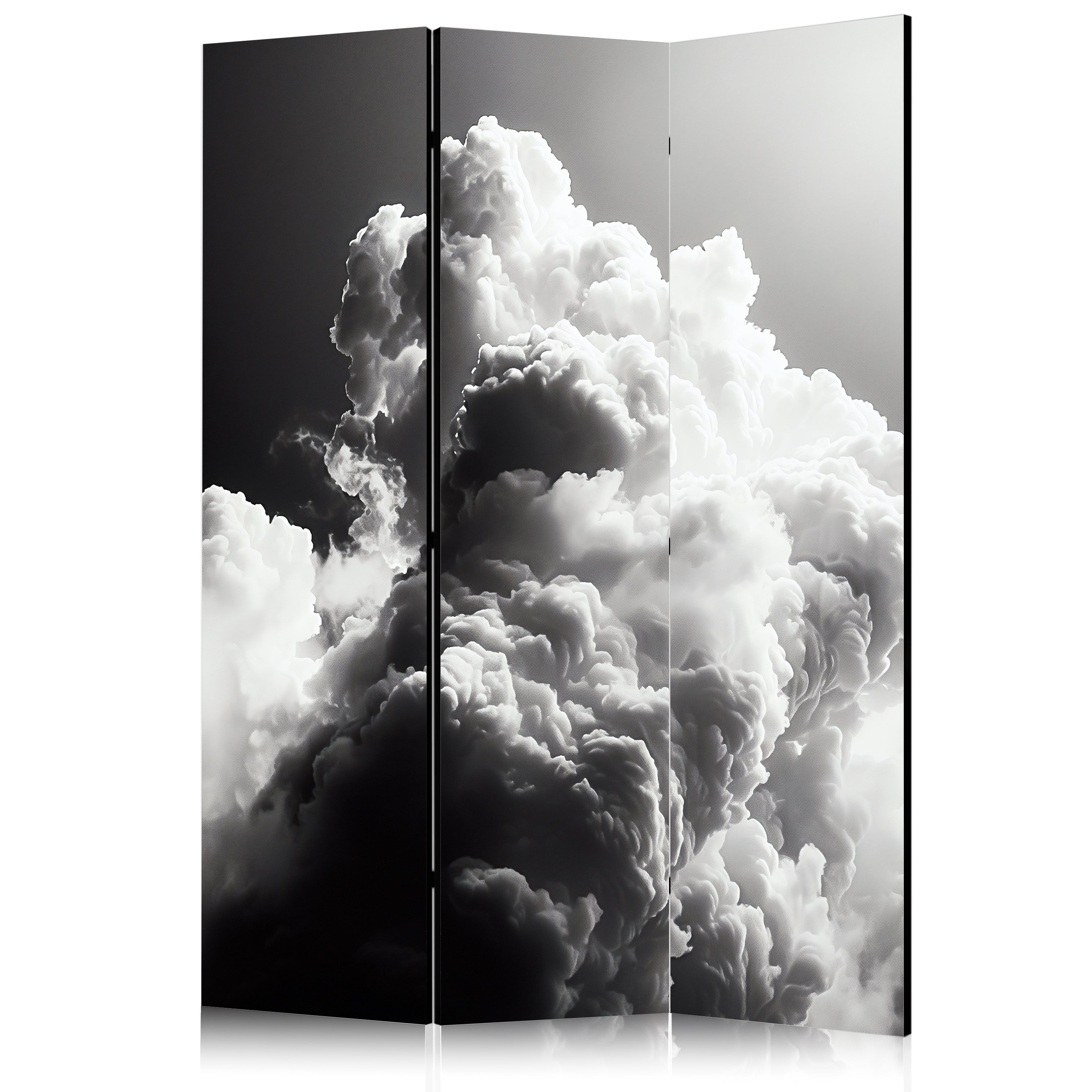Room Divider Clouds Like a Dream – Sunlit Visual Feast