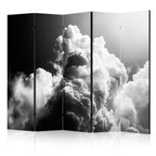 Room Divider Clouds Like a Dream - 5-Panel Landscape