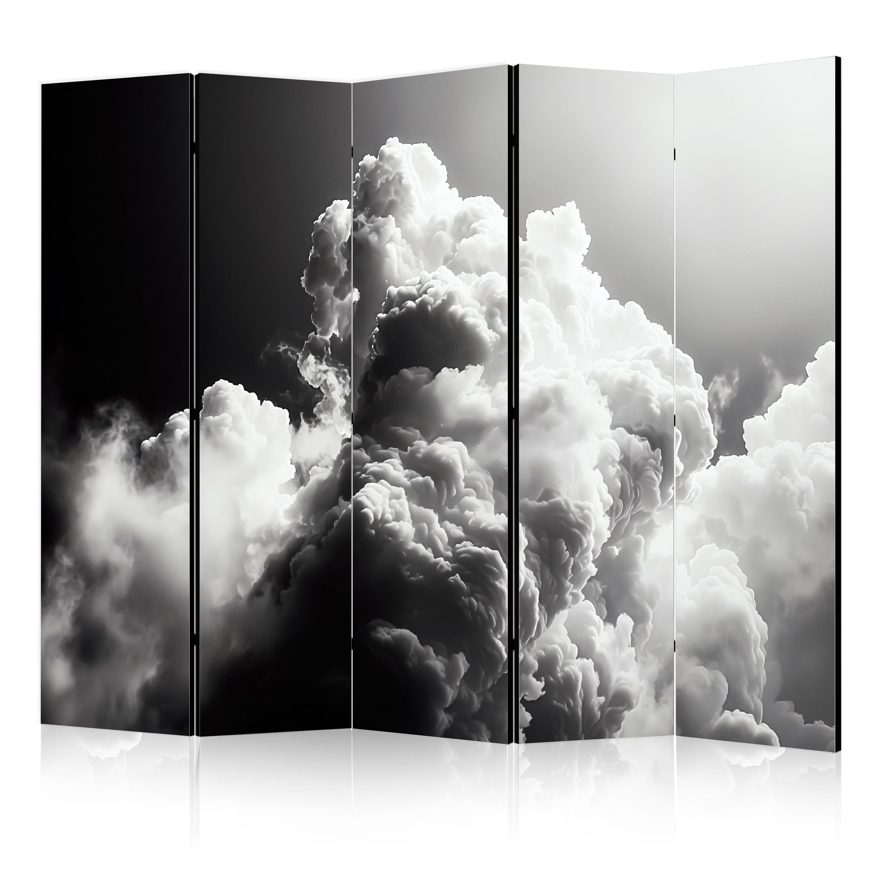 Room Divider Clouds Like a Dream - 5-Panel Landscape