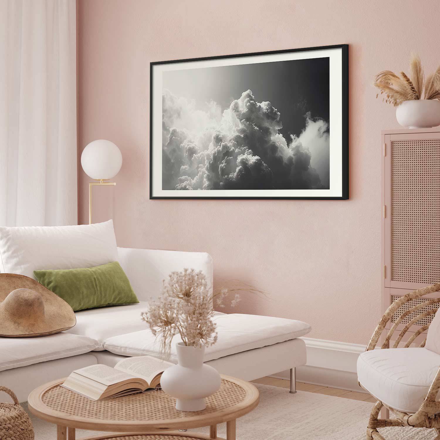 Sunlight Through Dark Clouds Sky Poster