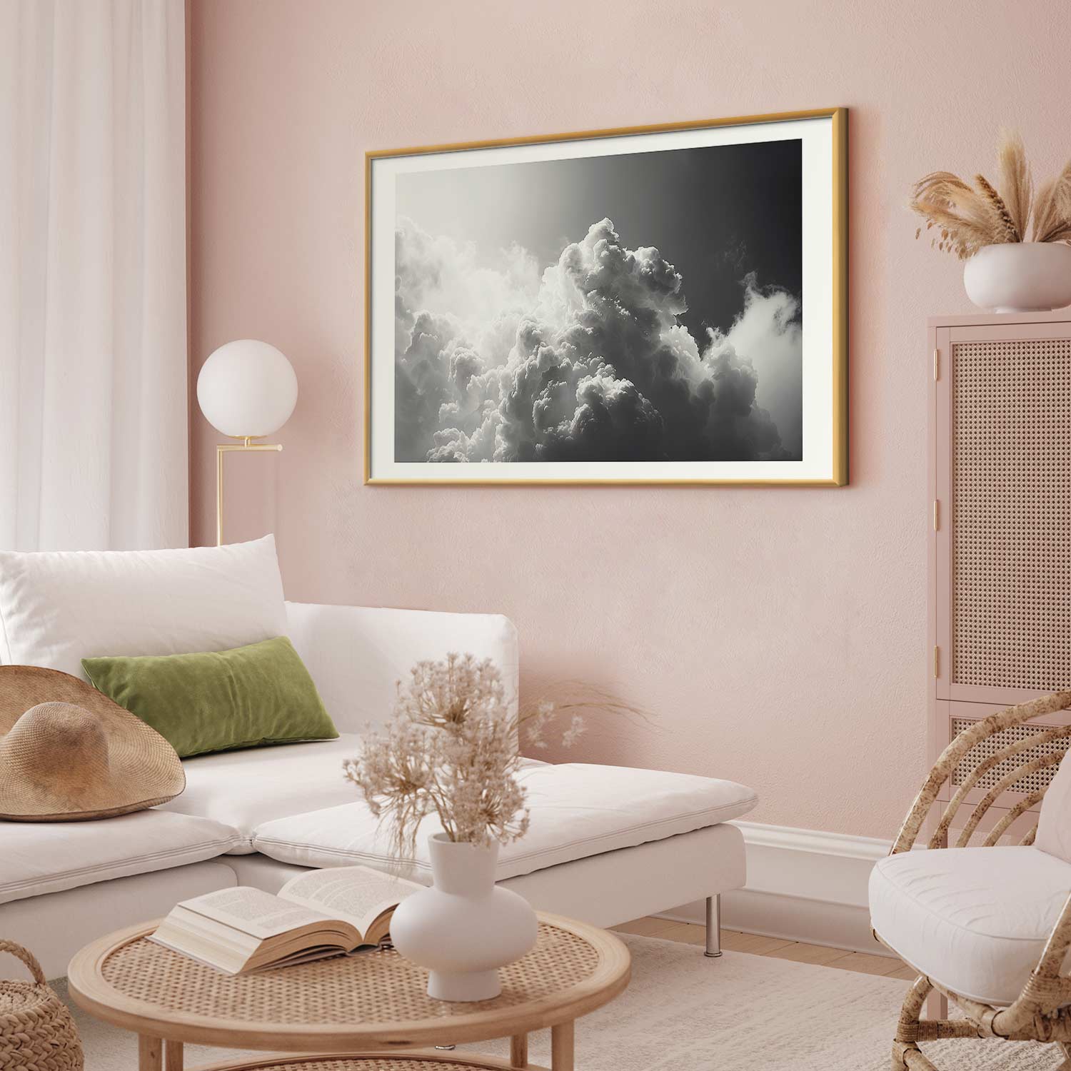 Sunlight Through Dark Clouds Sky Poster