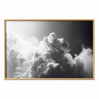 Sunlight Through Dark Clouds Sky Poster
