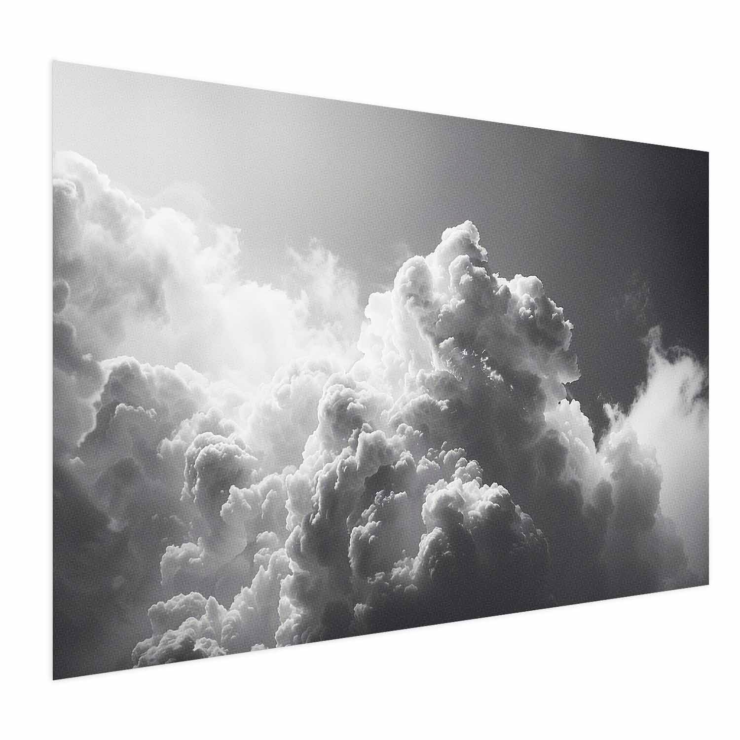 Sunlight Through Dark Clouds Sky Poster