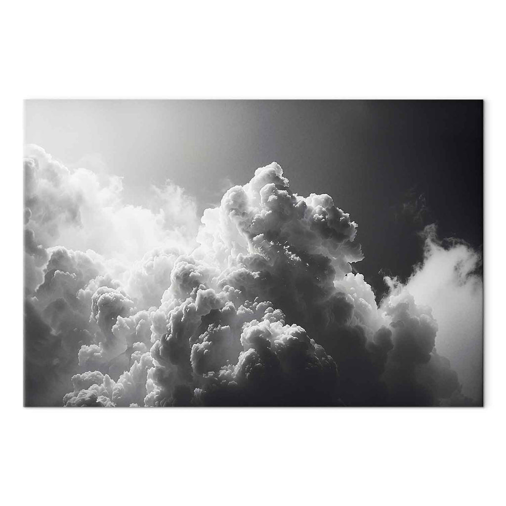 Sunlight Through Dark Clouds Sky Canvas Print