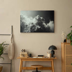 Sunlight Through Dark Clouds Sky Canvas Print