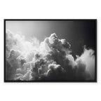 Sunlight Through Dark Clouds Sky Canvas Print