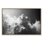 Sunlight Through Dark Clouds Sky Canvas Print