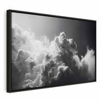 Canvas Print: Extraordinary Phenomenon - Sun Illuminating Dark Clouds
