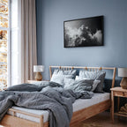 Canvas Print: Extraordinary Phenomenon - Sun Illuminating Dark Clouds