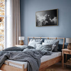 Canvas Print: Extraordinary Phenomenon - Sun Illuminating Dark Clouds