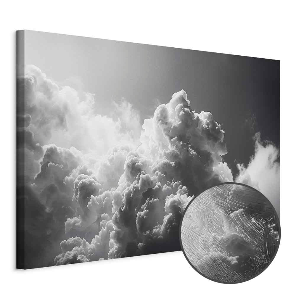 Sunlight Through Dark Clouds Sky Canvas Print