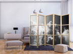 Japanese Room Divider - Extraordinary Phenomenon: The Sun Illuminating Dark Clouds.