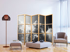 Japanese Room Divider - Extraordinary Phenomenon: The Sun Illuminating Dark Clouds.