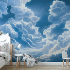 Wall Mural Blue Sky Clouds