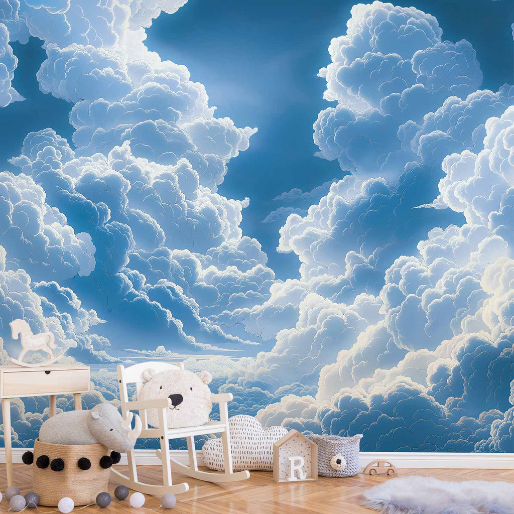 Wall Mural Blue Sky Clouds