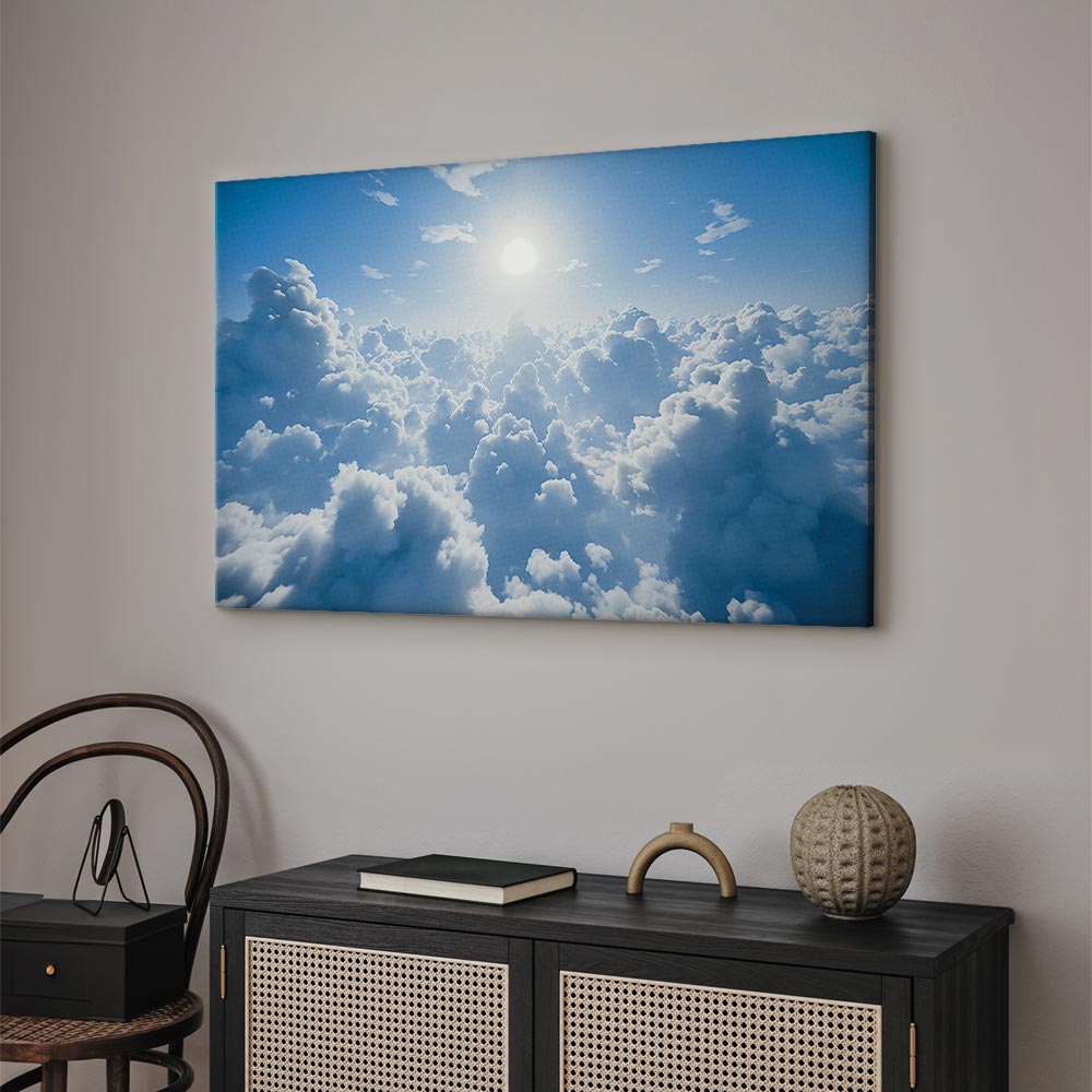 Canvas Print - Heavenly Calm: Warm Rays of the Sun