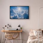 Canvas Print - Heavenly Calm: Warm Rays of the Sun