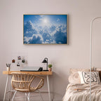 Canvas Print - Heavenly Calm: Warm Rays of the Sun
