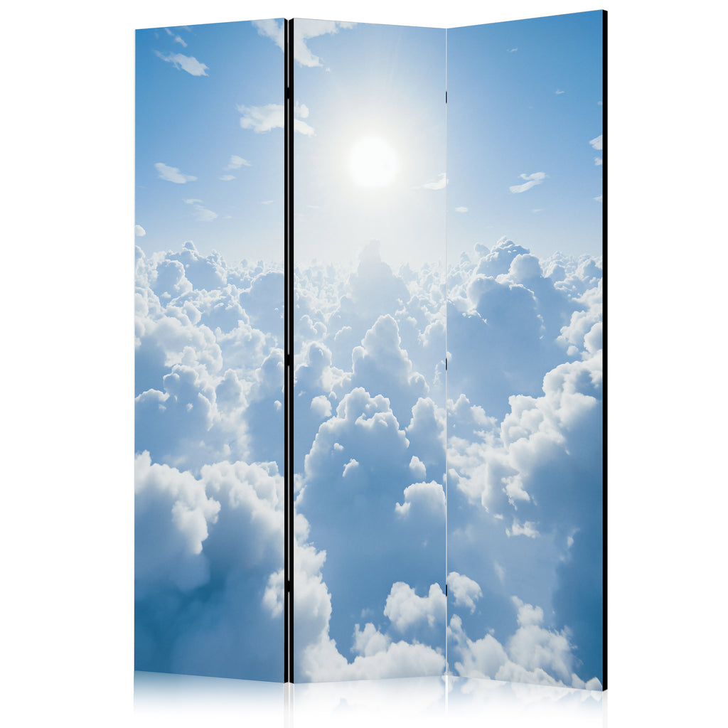 Room divider - Heavenly Calm: Warm Rays of the Sun