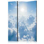 Room divider - Heavenly Calm: Warm Rays of the Sun