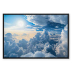 Sunlit Cloudscape Sky Canvas Print
