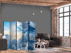 Room Divider 5-Panel Landscapes - Symphony of Light