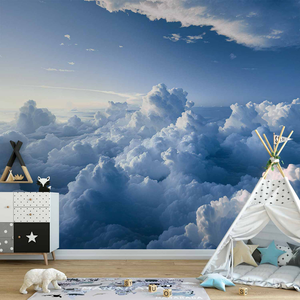 Wall Mural: Aerial Landscapes with Rays