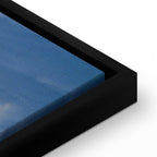 Canvas Print: Aerial Landscapes Rays Lighting Up Clouds