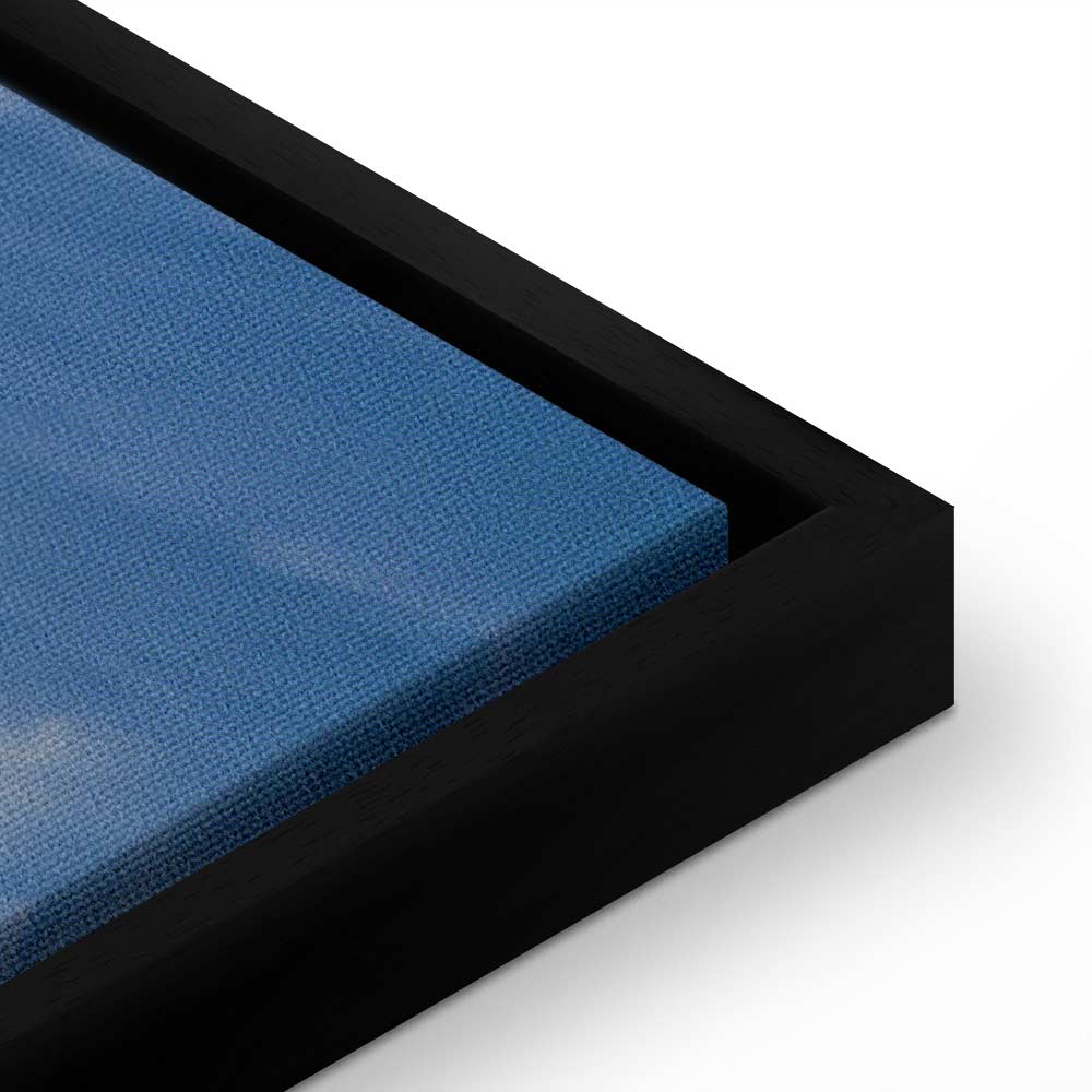 Canvas Print: Aerial Landscapes Rays Lighting Up Clouds