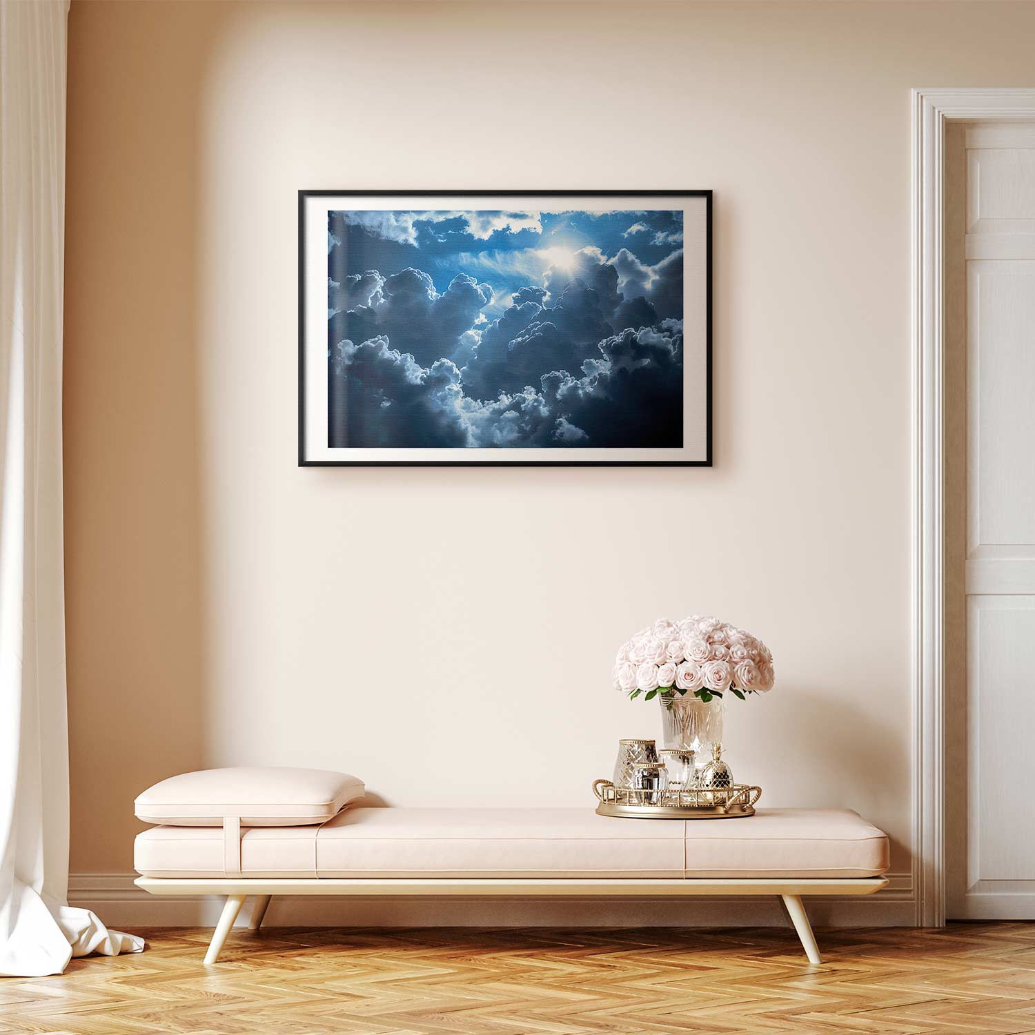 Sun and Clouds Dynamic Sky Poster