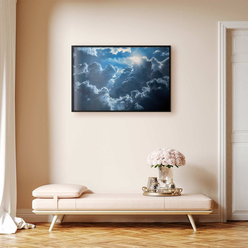 Sun and Clouds Dynamic Sky Poster