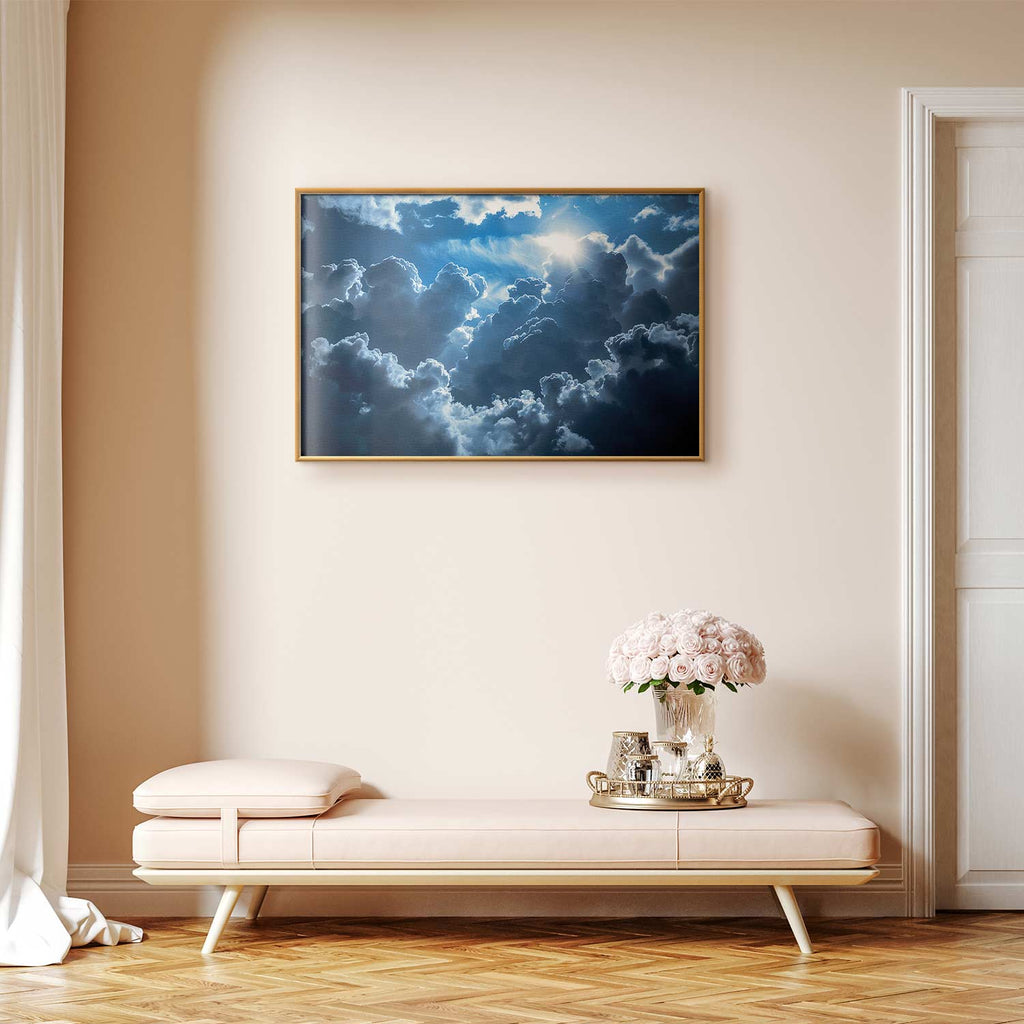 Sun and Clouds Dynamic Sky Poster