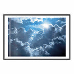 Sun and Clouds Dynamic Sky Poster