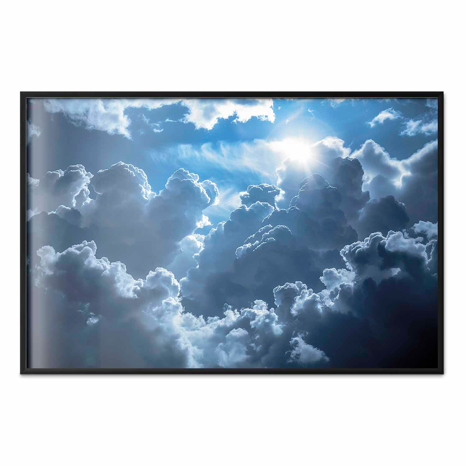 Sun and Clouds Dynamic Sky Poster