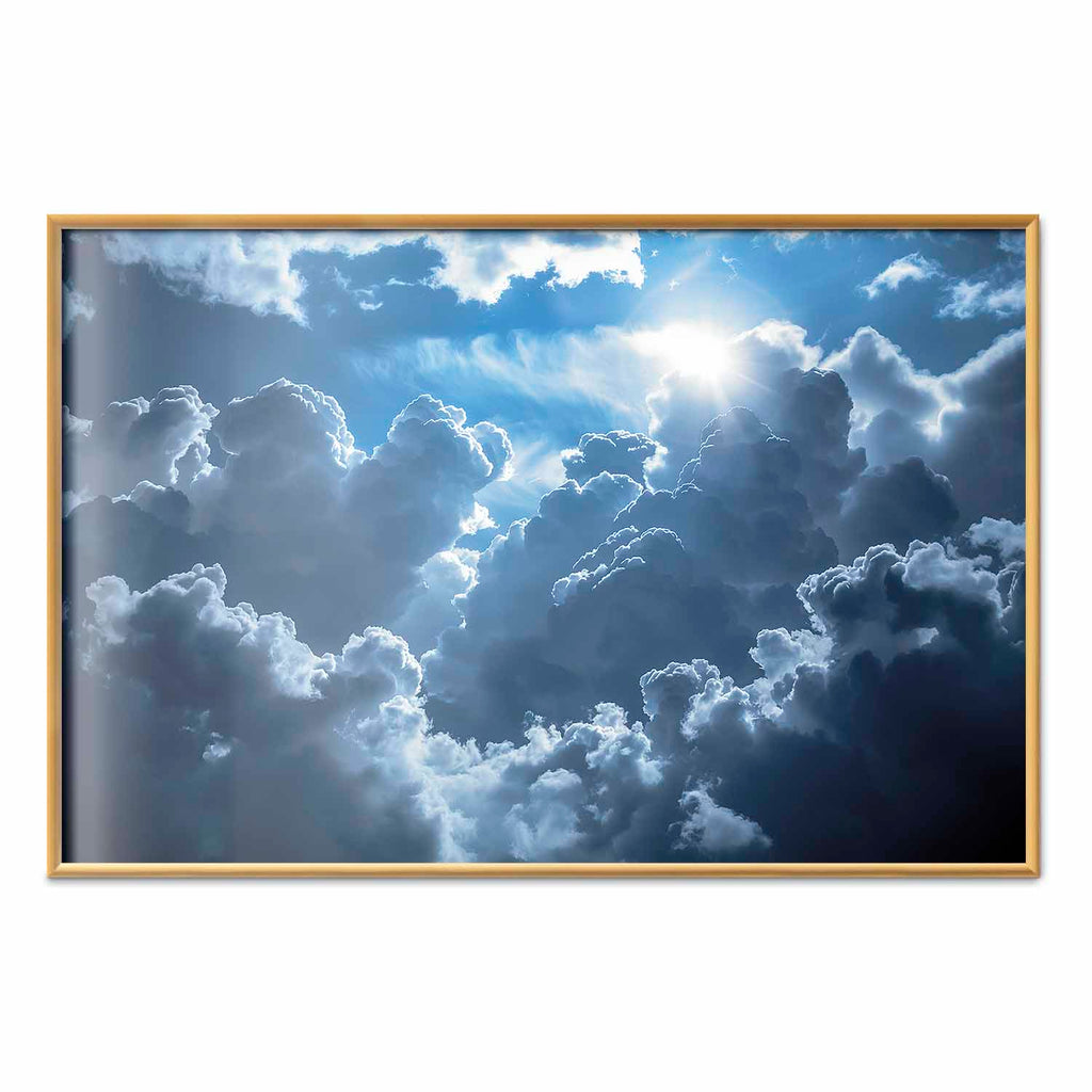 Sun and Clouds Dynamic Sky Poster