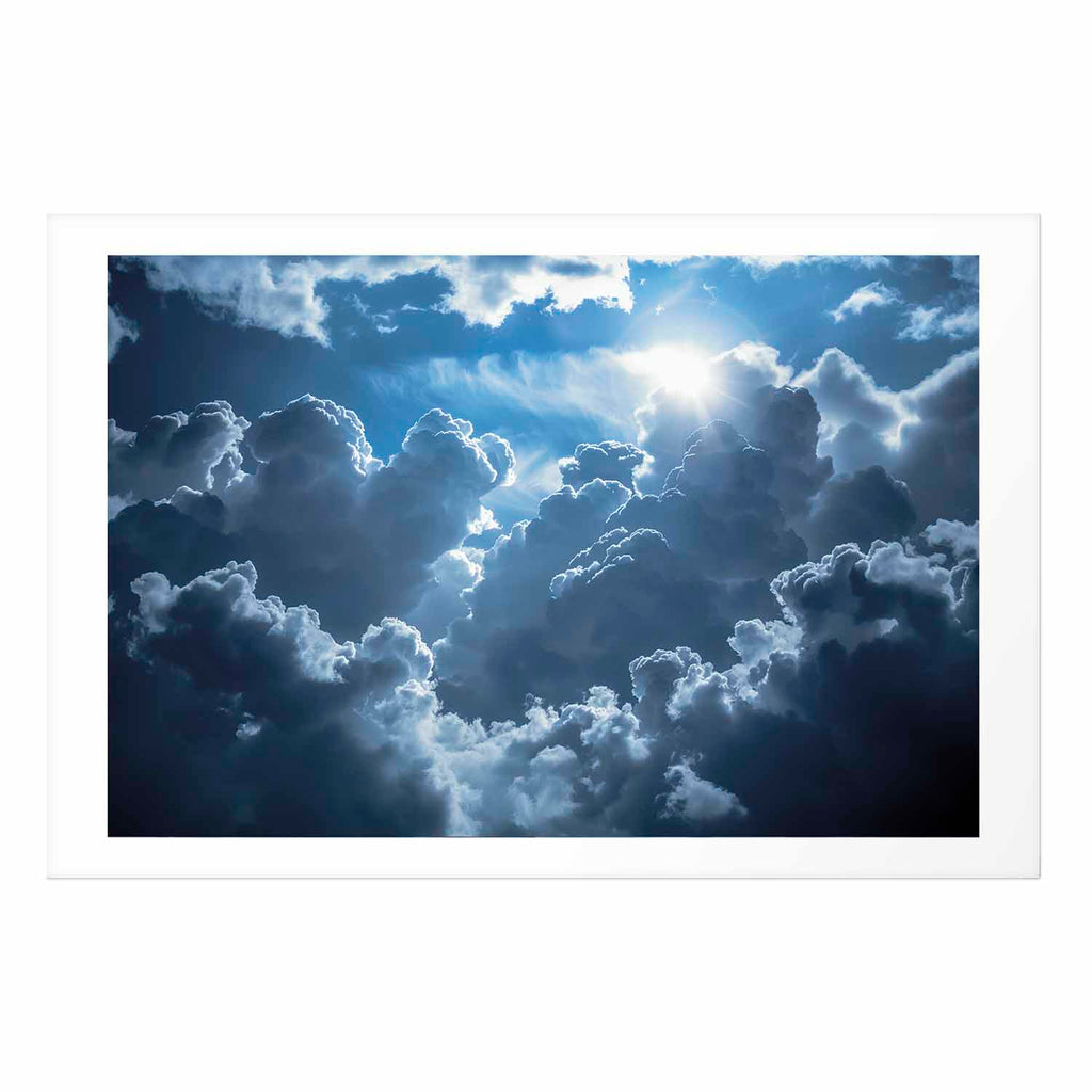 Sun and Clouds Dynamic Sky Poster