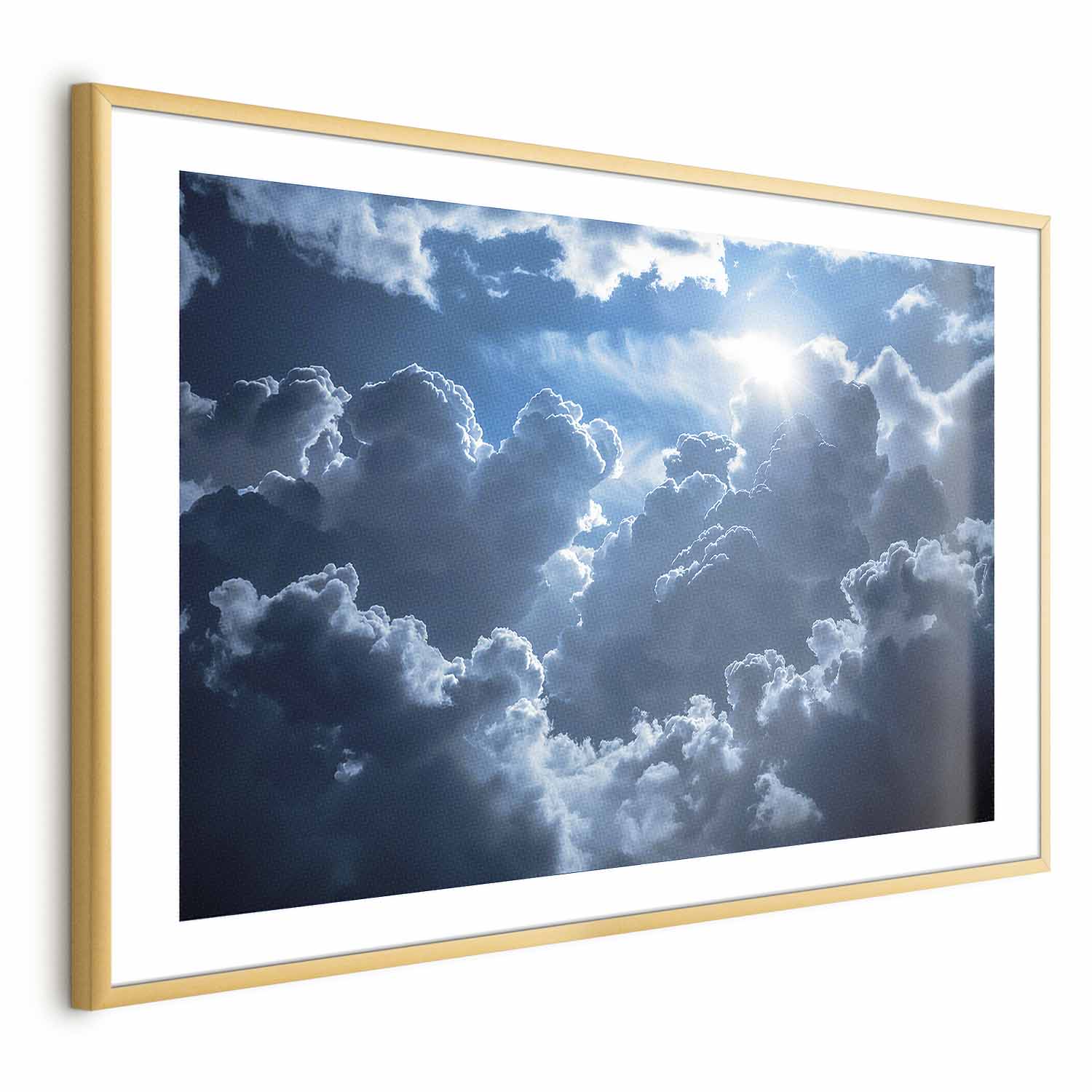 Sun and Clouds Dynamic Sky Poster