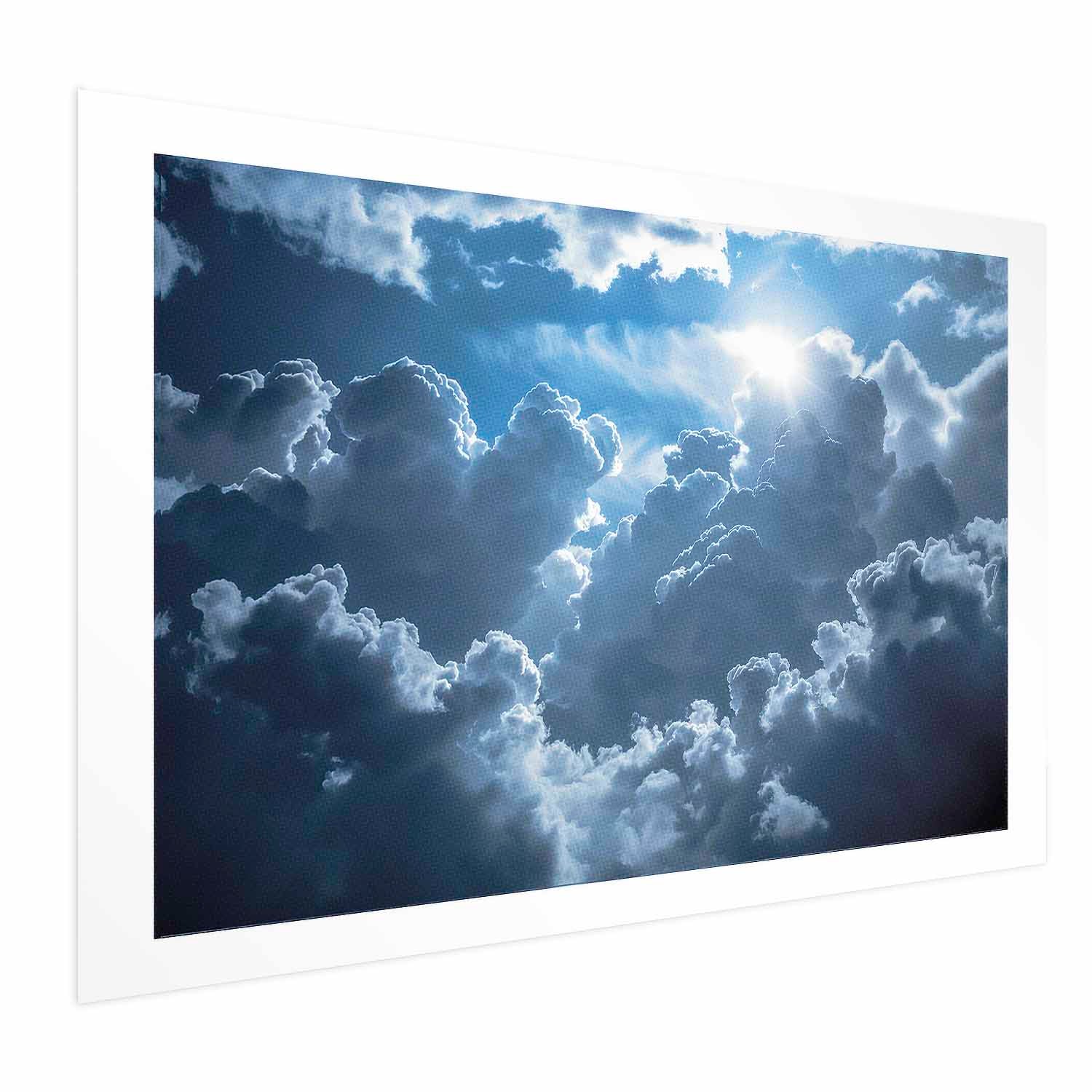 Sun and Clouds Dynamic Sky Poster