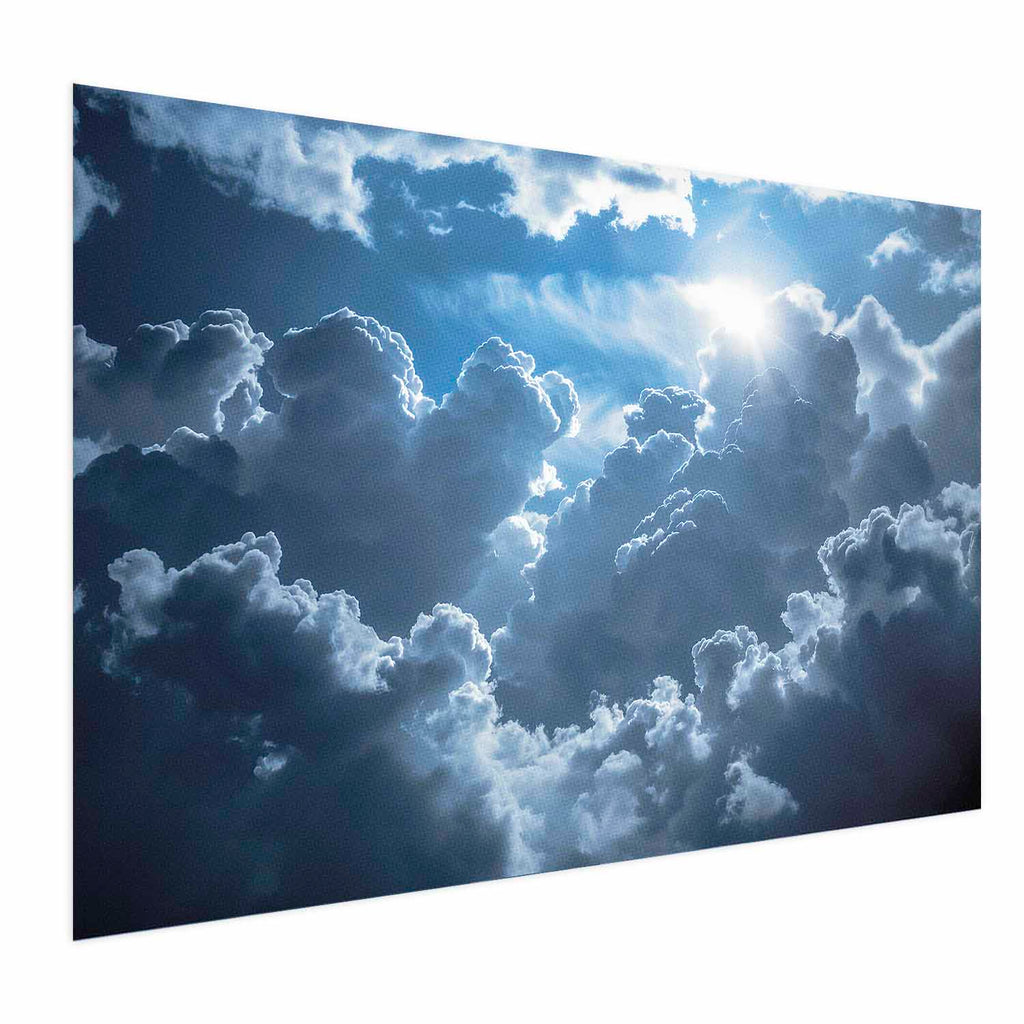 Sun and Clouds Dynamic Sky Poster