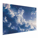 Starry Clouds Soft Light Sky Poster